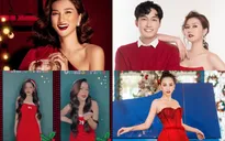 Ngắm sao Việt diện đầm đỏ "cực chất" dịp Giáng sinh