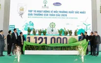 Vinamilk và Quỹ 1 triệu cây xanh cho Việt Nam được vinh danh trong Top 10 Hoạt động vì môi trường xuất sắc nhất 2020