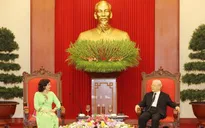 Top leader receives outgoing Cuban Ambassador