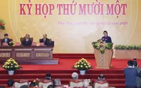 Chủ tịch Quốc hội Nguyễn Thị Kim Ngân dự kỳ họp thứ 11 HĐND tỉnh Phú Thọ