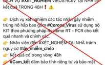 Quảng cáo xét nghiệm được nCoV, một phòng khám bị phạt 35 triệu đồng