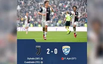 Juventus 2-0 Brescia: Chiến thắng trong ngày vắng Ronaldo