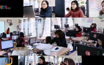 Giáo viên làm việc vất vả trong mùa dịch