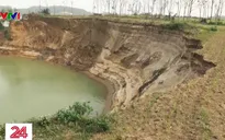 Phú Thọ: Báo động tình trạng sạt lở ven bờ sông Lô