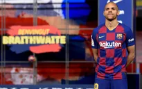 Barcelona chính thức ra mắt tiền đạo Martin Braithwaite