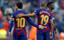 Kết quả, BXH vòng 25 VĐQG Tây Ban Nha La Liga: Barcelona 5-0 Eibar, Levante 1-0 Real Madrid