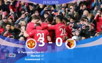 Man Utd 3-0 Watford: Bruno Fernandes toả sáng, Man Utd tiệm cận top 4 Ngoại hạng Anh