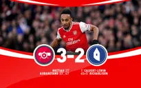 Arsenal 3-2 Everton: Lấy công bù thủ, chiến thắng nghẹt thở!