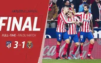 Atletico Madrid 3-1 Villarreal: Đòi lại vị trí thứ 3