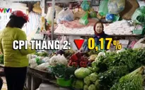 CPI tháng 2 giảm nhẹ 0,17% so với tháng trước