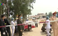 Những chiến sĩ đảm bảo an ninh trật tự tại vùng dịch Sơn Lôi, Vĩnh Phúc