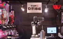 Robot pha chế đồ uống tại Nhật Bản