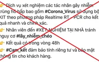 Sẽ kiểm tra, xử lý phòng khám tại TP.HCM tự ý quảng cáo xét nghiệm nCov