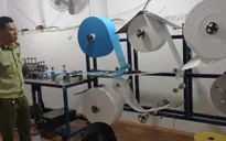 Bình Phước: Phát hiện xưởng sản xuất khẩu trang không giấy phép