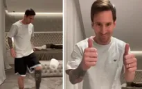 VIDEO: Messi tham gia thử thách tâng cuộn giấy vệ sinh