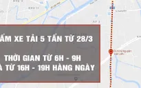 TP.HCM: Cấm xe tải lưu thông theo giờ trên Quốc lộ 50