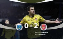 Portsmouth 0-2 Arsenal: Pháo thủ tìm lại cảm giác chiến thắng!