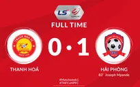 CLB Thanh Hóa 0-1 CLB Hải Phòng: Văn Toản xuất sắc, Mpande ghi bàn tuyệt đẹp!