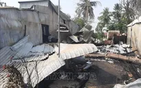 An Giang: Hỏa hoạn thiêu rụi 6 căn nhà ở huyện biên giới An Phú