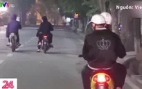 Yêu cầu xử lý nghiêm nhóm đua xe quanh Hồ Gươm