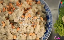 Khó quên hương vị chuối quết dừa Tiền Giang