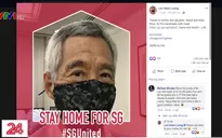 Thủ tướng Singapore làm gương cho người dân chống dịch COVID-19