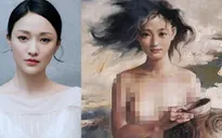 Tranh khỏa thân của Châu Tấn bị rò rỉ, gây xôn xao