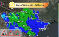 Mưa dông tại Bắc Bộ trong nhiều ngày