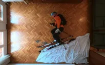 Hàng trăm nghìn lượt xem video trượt tuyết… trong phòng khách
