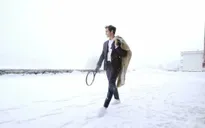 Federer tích cực tập luyện dưới trời tuyết