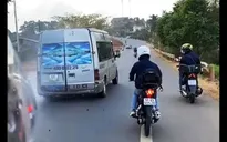 Triệu tập nhóm "phượt thủ" truy đuổi, ném đá vào xe ô tô trên Quốc lộ 20