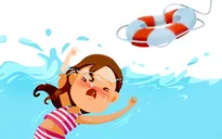 Cứu em đuối nước, bé gái suýt nguy hiểm tính mạng
