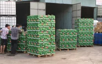 Phát hiện lô hàng sữa và bia ngoại nhập lậu số lượng "khủng"