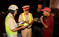 783 trường hợp vi phạm nồng độ cồn bị xử lý trong ngày thứ 2 ra quân tổng kiểm soát