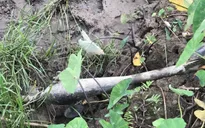 Phát hiện vật thể nghi là bom dài 1,5m