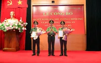 Công bố các quyết định bổ nhiệm cán bộ cao cấp tại Bộ Công an