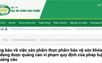 Thêm một sản phẩm sử dụng hình ảnh y, bác sĩ quảng cáo sai quy định