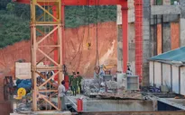 Sập ở công trình thủy điện, 6 người thương vong