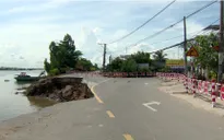 An Giang: Đảm bảo an toàn xung quanh khu vực sạt lở