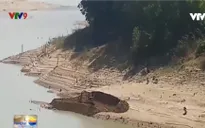 Bất lực trước tình trạng khai thác cát trái phép trong lòng hồ thủy lợi tại Khánh Hòa