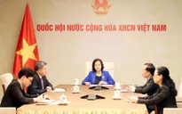 CTQH Nguyễn Thị Kim Ngân điện đàm với Chủ tịch Quốc hội Lào