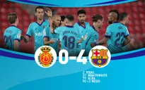 Mallorca 0-4 Barcelona: Cơn mưa bàn thắng ngày trở lại