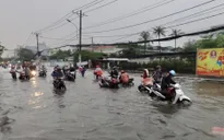 TP.HCM: Mưa lớn, nhiều tuyến đường ngập như sông, 4 người thương vong do cây đổ