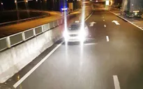 Nhiều ô tô chạy ngược chiều trên cao tốc Đà Nẵng - Quảng Ngãi