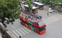 Xe bus 2 tầng Hà Nội hoạt động trở lại từ sáng 17/10