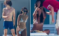 Chưa tuyên bố chia tay con gái Johnny Depp, sao "Call me by your name" đã công khai hôn phụ nữ khác