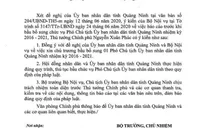 Thủ tướng đồng ý bầu bổ sung Phó Chủ tịch UBND tỉnh Quảng Ninh