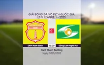 VIDEO Highlights: DNH Nam Định 3–0 Sông Lam Nghệ An (Vòng 7 LS V.League 1-2020)