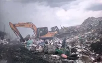 Bãi rác lộ thiên cao như núi ở Tiền Giang