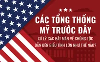 INFOGRAPHIC Các Tổng thống Mỹ trước đây xử lý các bất mãn về chủng tộc dẫn đến biểu tình lớn như thế nào?